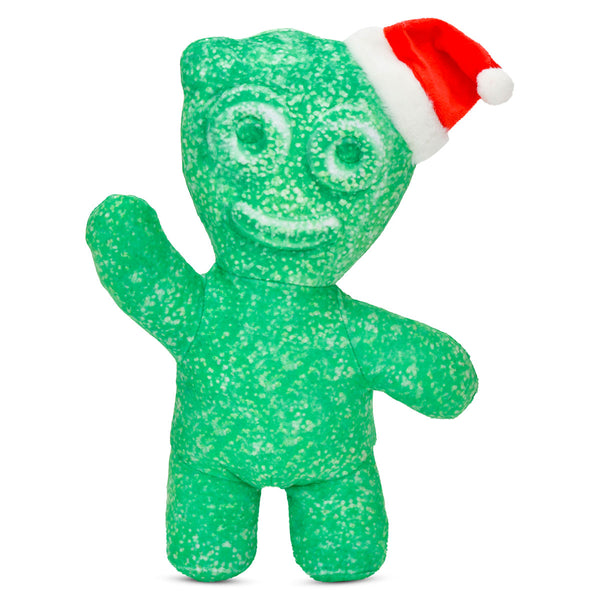ISCREAM Sour Patch Kids Kid Green with Holiday Hat Plush Toy