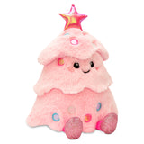 ISCREAM Glitter Pink Christmas Tree Plush Toy