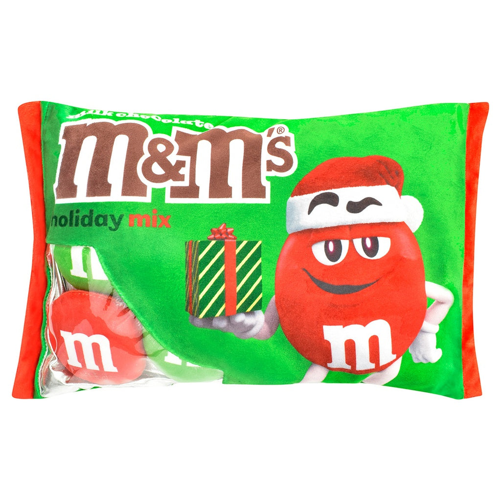 ISCREAM Holiday Red M&Ms Packaging Plush Toy – ShopCGX