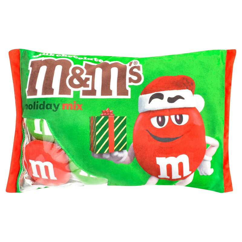 ISCREAM Holiday Red M&Ms Packaging Plush Toy