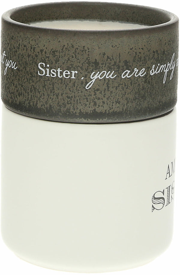 Pavilion Sister Stacking Mug and Candle Set 100% Soy Wax Scent: Tranquility