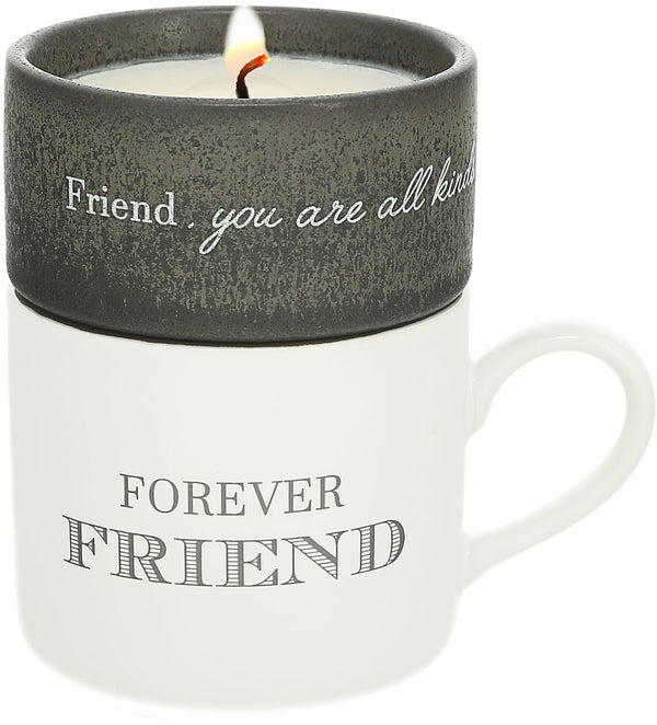 Pavilion Friend Stacking Mug and Candle Set 100% Soy Wax Scent: Tranquility