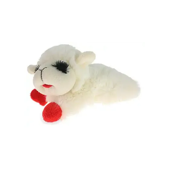 Multipet Lambchop Mini Plush Dog Toy