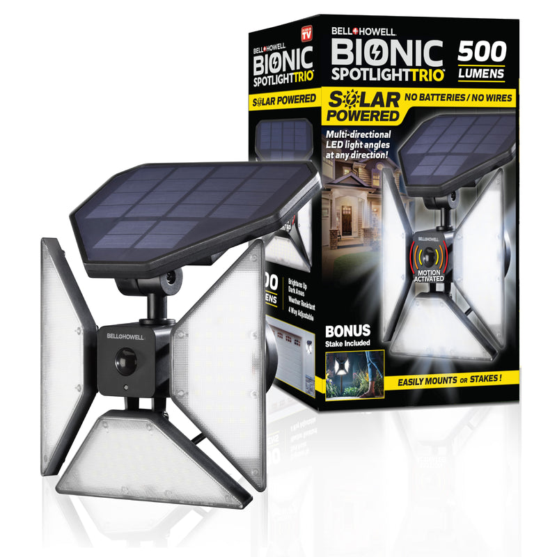 As Seen On Tv Bell+Howell Bionic Trio Solar Outdoor Lights