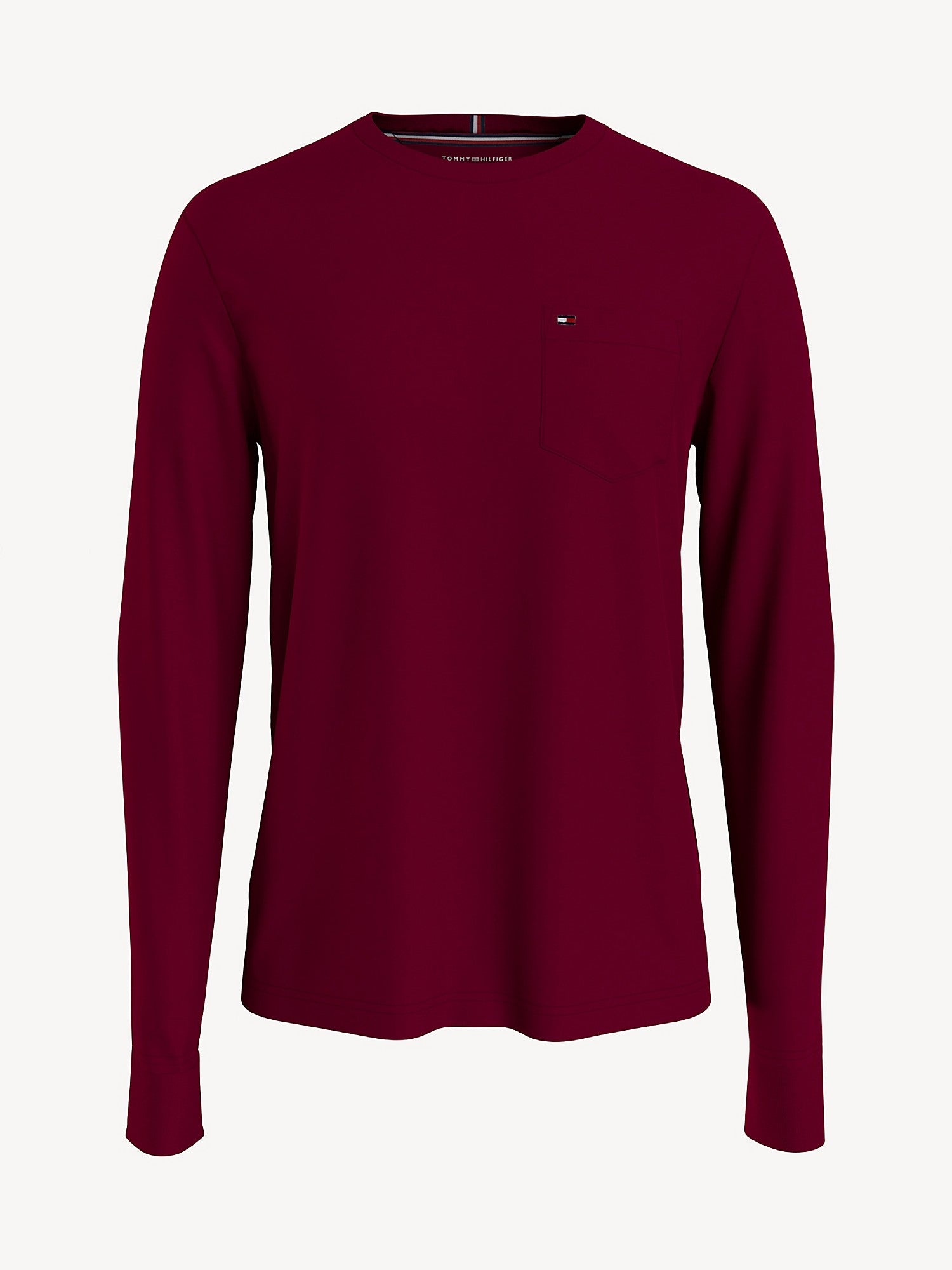 Tommy Hilfiger Mens Essential Long Sleeve Pocket T-Shirt
