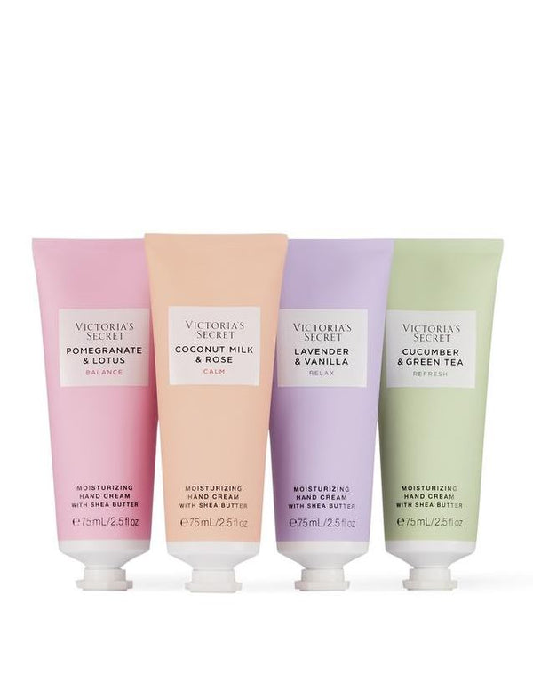 VICTORIA'S SECRET Natural Beauty Assorted Moisturizing Hand Cream 4-Piece Set