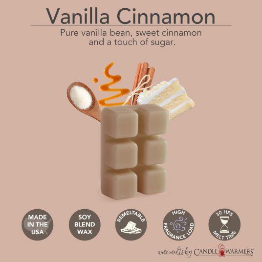 Candle Warmers Etc. Vanilla Cinnamon Classic Wax Melts - 2.5 oz.