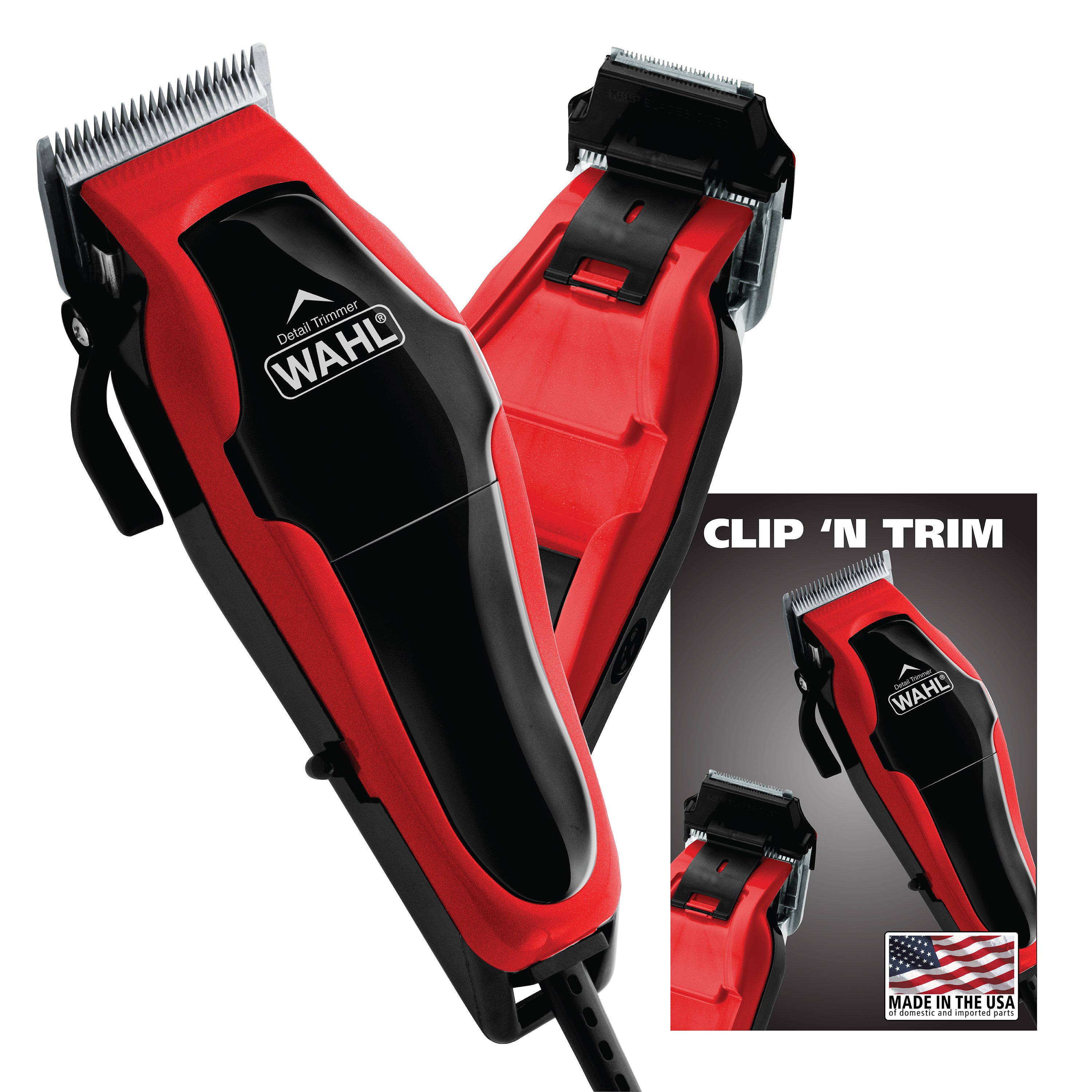 Wahl Clip 'N Trim Hair Clipper With Built-In Trimmer