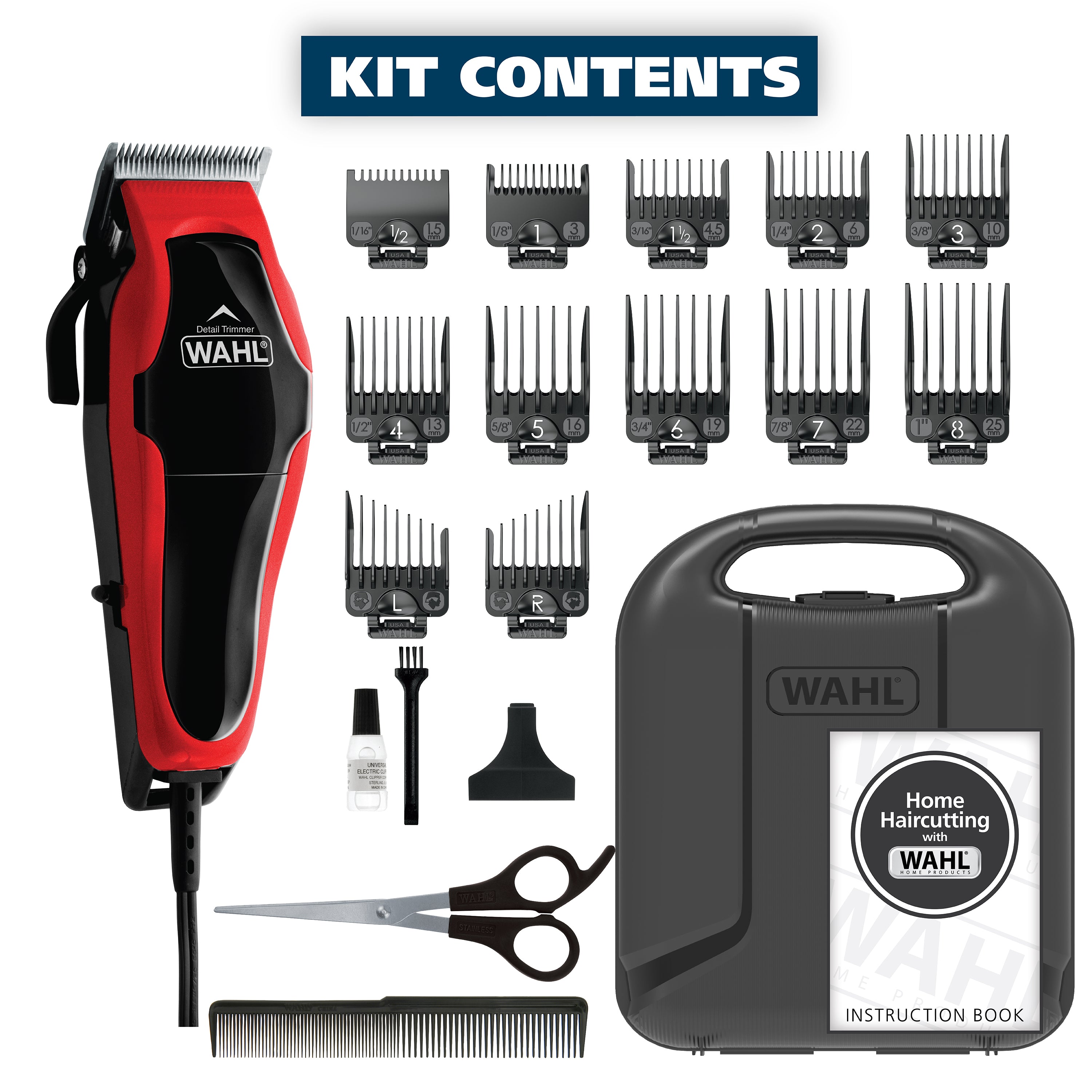 Wahl Clip 'N Trim Hair Clipper With Built-In Trimmer