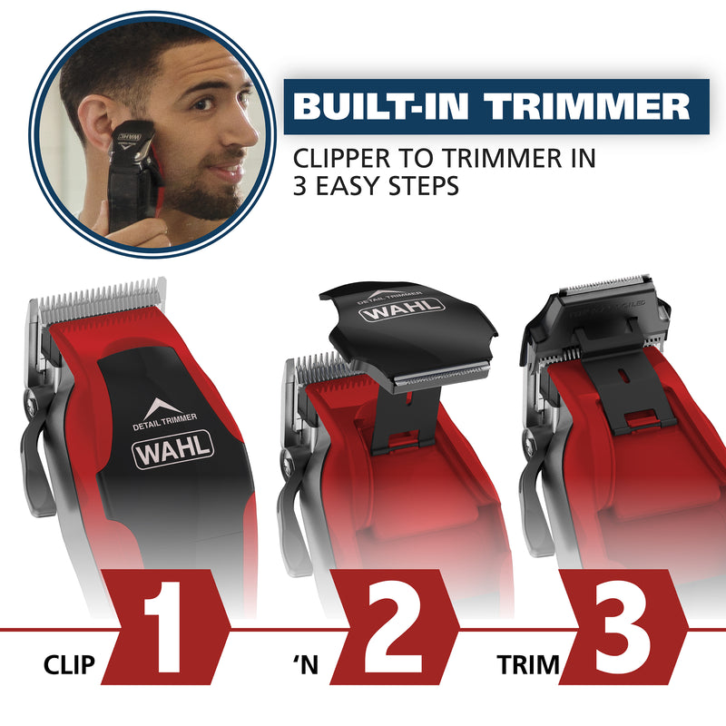 Wahl Clip 'N Trim Hair Clipper With Built-In Trimmer