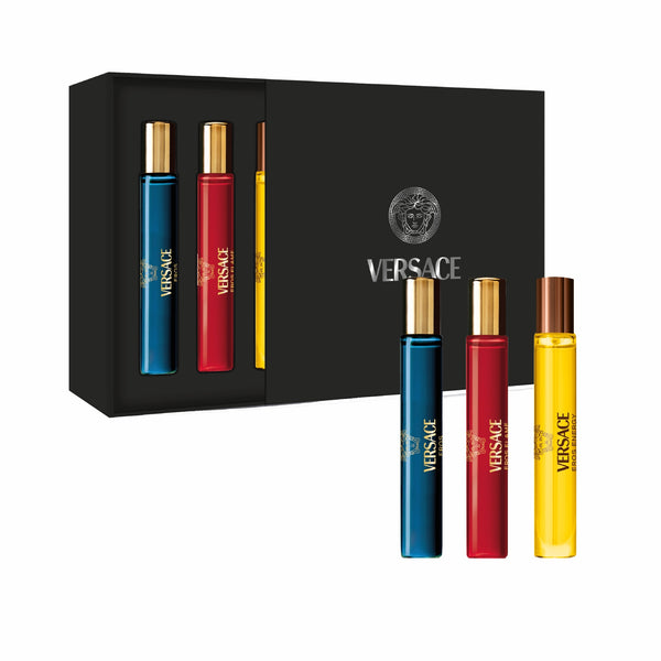 Versace Mens Fragrance Travel Spray Trio Set