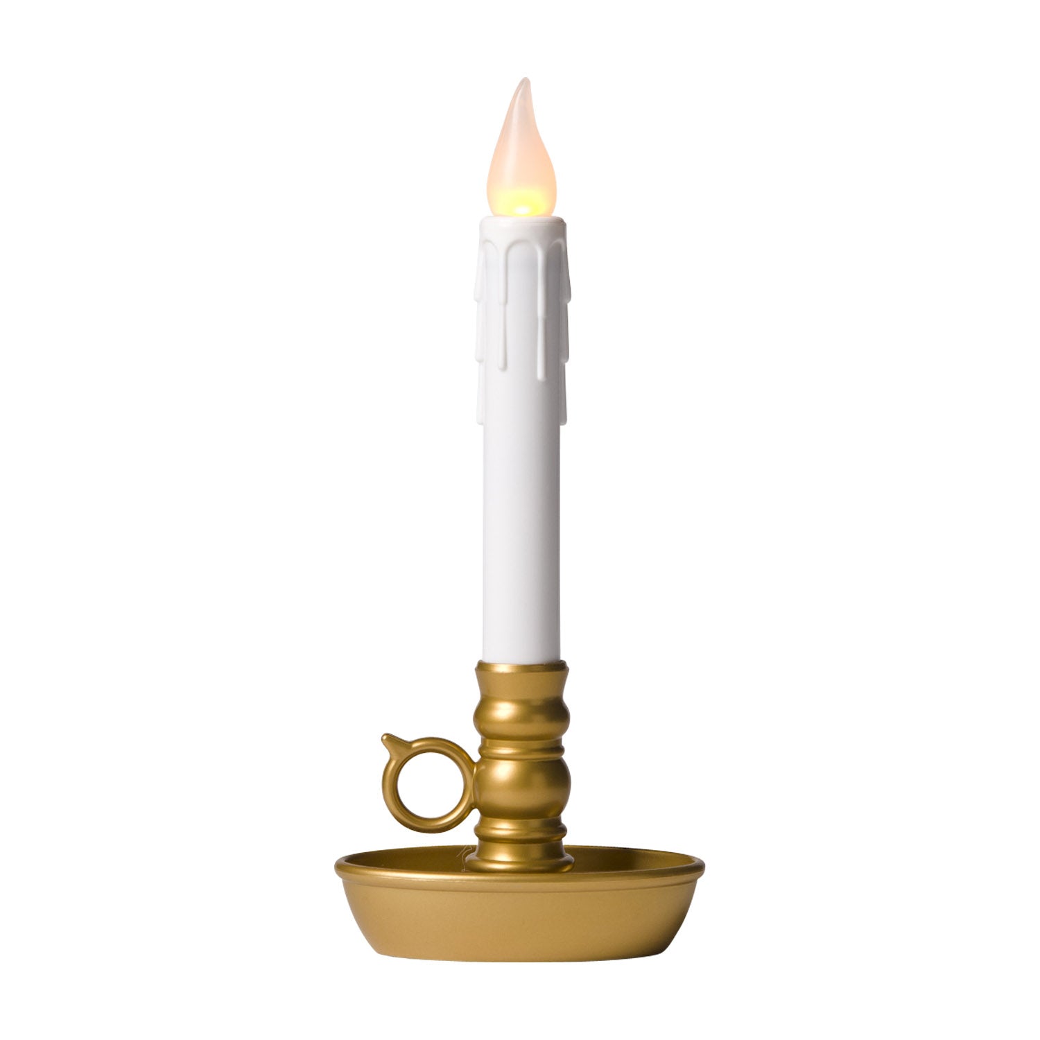 Plow & Hearth Anti-gold Single Window LED Candle
