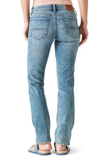 Lucky Brand Womens Mid Rise Sweet Straight Jeans