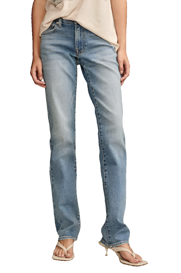 Lucky Brand Womens Mid Rise Sweet Straight Leg Jeans – ShopCGX