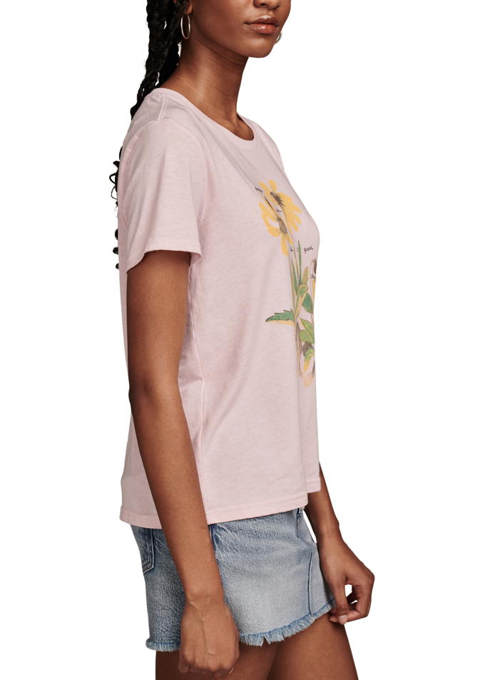 Lucky Brand Womens Change Is Good Classic Crew Neck Short Sleeve T-Shirt