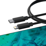Phonesuit Novo Pro Lightning to USB C Cable - 60 Watt Fast Charger - 6ft
