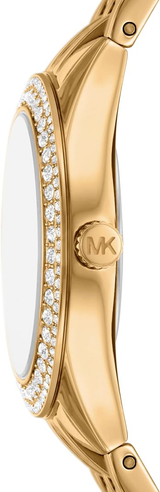 Michael Kors Womens Harlowe Gold Watch
