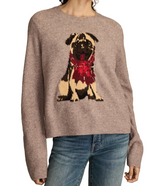 Lucky Brand Womens Cloud Soft Bug Crewneck Sweater