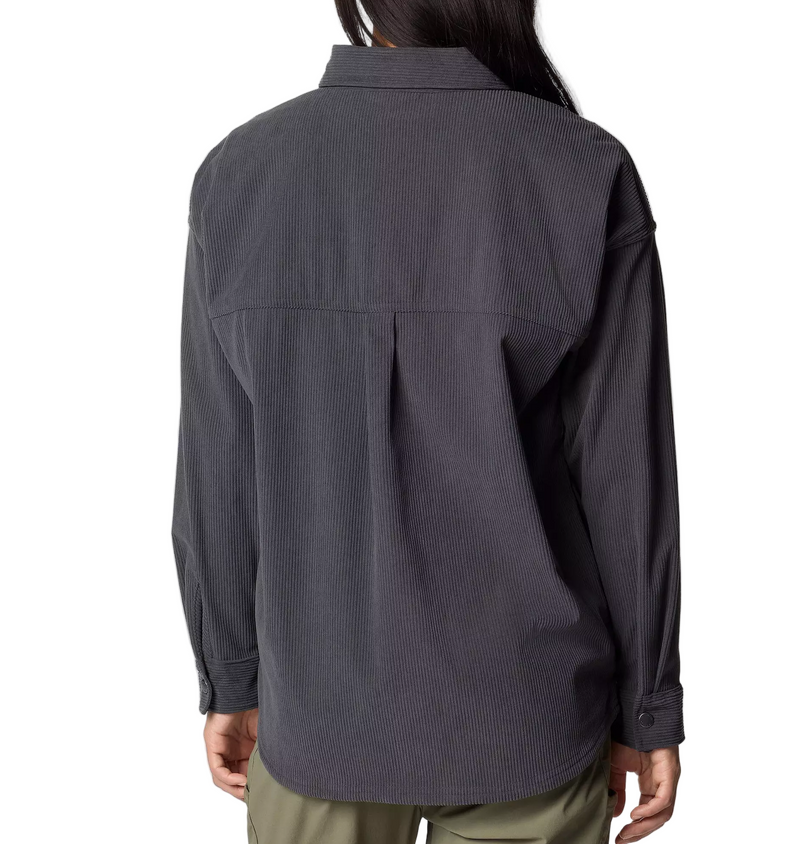 Columbia Womens Blue Point Creek Corduroy Shirt Jacket