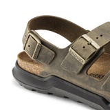 Birkenstock Mens Milano Crosstown Oiled Leather Sandals - Regular/Wide