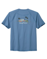 Tommy Bahama Mens Chill Time Bay IslandZone Short-Sleeve Rash Guard Shirt