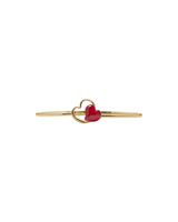 Kate Spade Scarlet Heart Inside Heart Bangle Bracelet