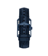 Fossil Carraway Three-Hand Navy Croco Leather Watch