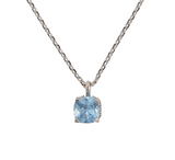 Kate Spade Little Luxuries 6mm Blue Square Pendant Necklace