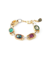 Kurt Geiger Two-Tone Gemstone Chain Bracelet