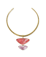 Kendra Scott Margot Statement Necklace - Gold Pink Mix