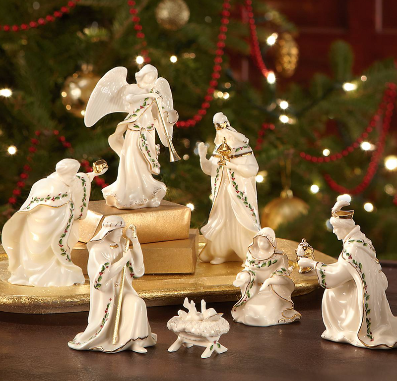Lenox Holiday 7-Piece Mini Nativity Set