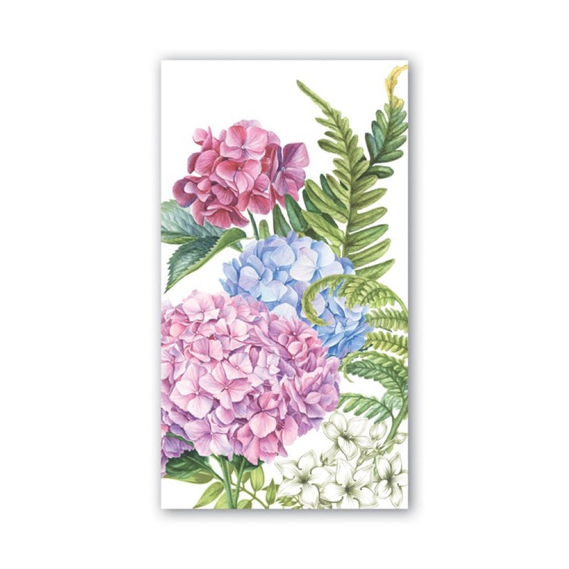 Michel Design Works Wild Hydrangea Hostess Napkins - 15 Count