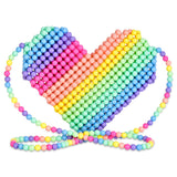 ISCREAM Heart Beaded Crossbody Bag