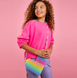 ISCREAM Heart Beaded Crossbody Bag