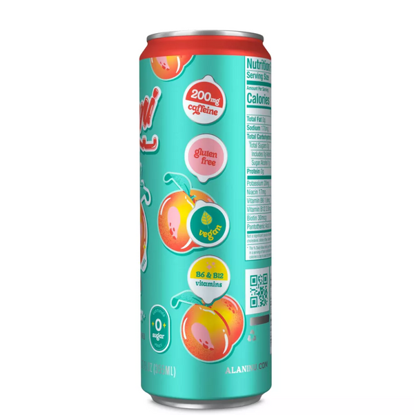 Alani Nu Juicy Peach Energy Drink - 12 fl oz.