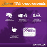 Zignature Original Freeze Dried Kangaroo Entrée Dry Dog Food - 4 oz.