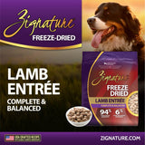 Zignature Original Freeze Dried Lamb Entrée Dry Dog Food - 4 oz.