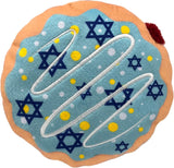 Huxley & Kent Jelly Roll Hanukkah Holiday Plush Dog Toy