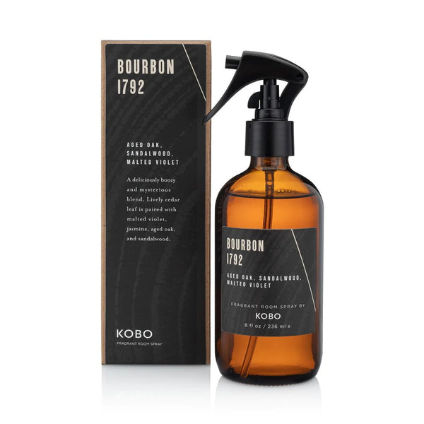 KOBO Bourbon 1792 Woodblock Room Spray - 8 oz.