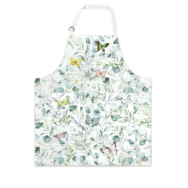 Michel Design Works Butterfly Fields Apron with Pockets