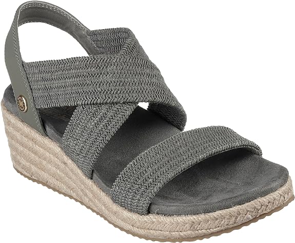 Skechers Womens Martha Stewart Arch Fit Beverlee Wedge Sandal