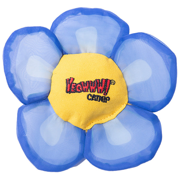 Yeowww! Blue Daisy's Flower Top Cat Toy