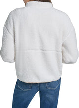 Nautica Womens Full-Zip Sherpa Fleece Jacket