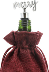 Pavilion Better Than Coal Wine Gift Bag Set - 13"