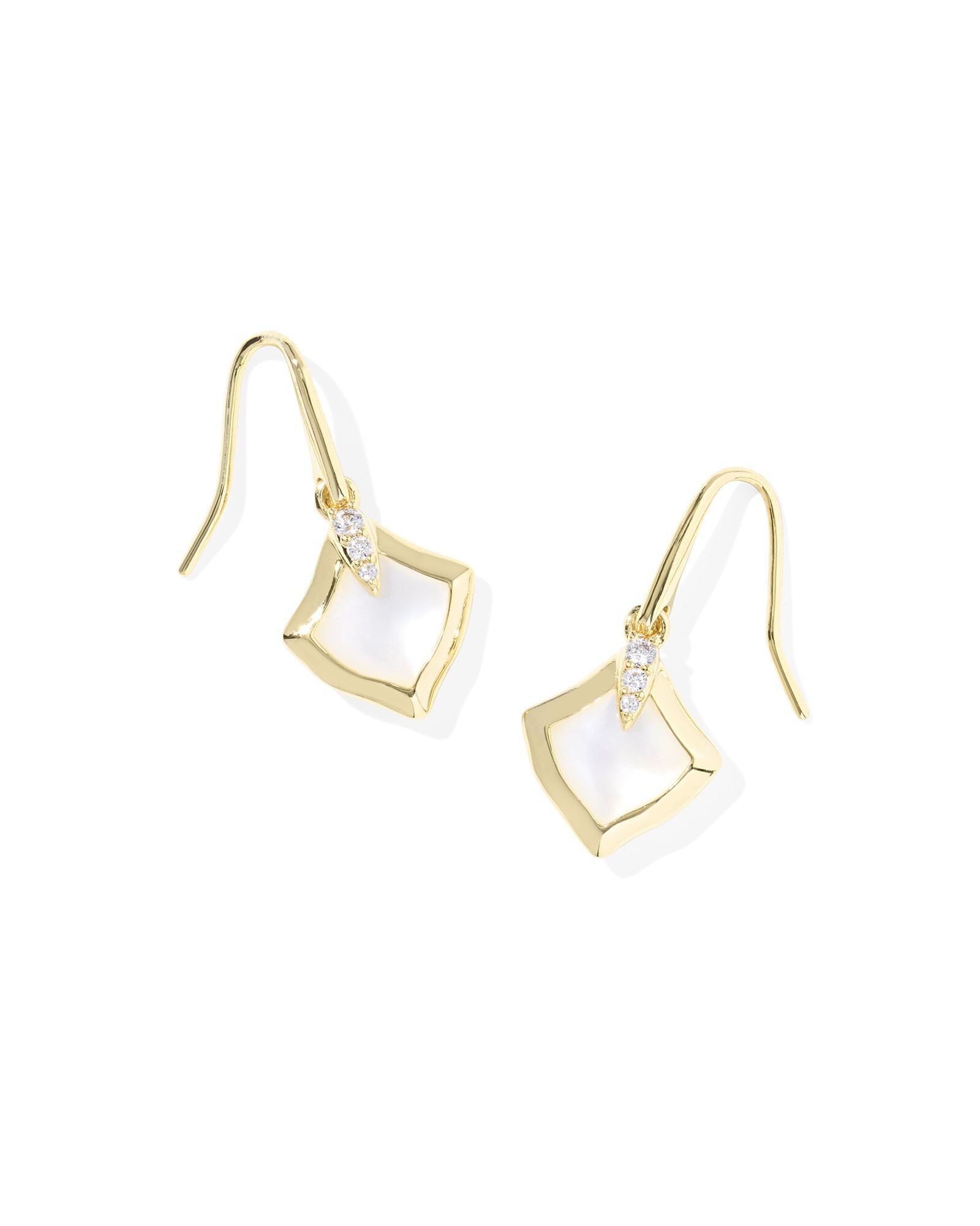 Kendra Scott Joelle Ivory Mother Of Pearl Small Drop Earrings