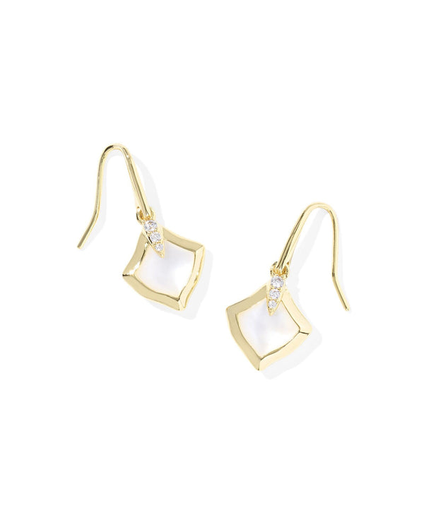 Kendra Scott Joelle Ivory Mother Of Pearl Small Drop Earrings