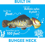 Spunky Pup Fly & Fetch Launching Plush Dog Toy - Fish