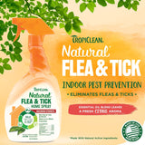 TropiClean Natural Flea and Tick Spray for Home - 32 oz.