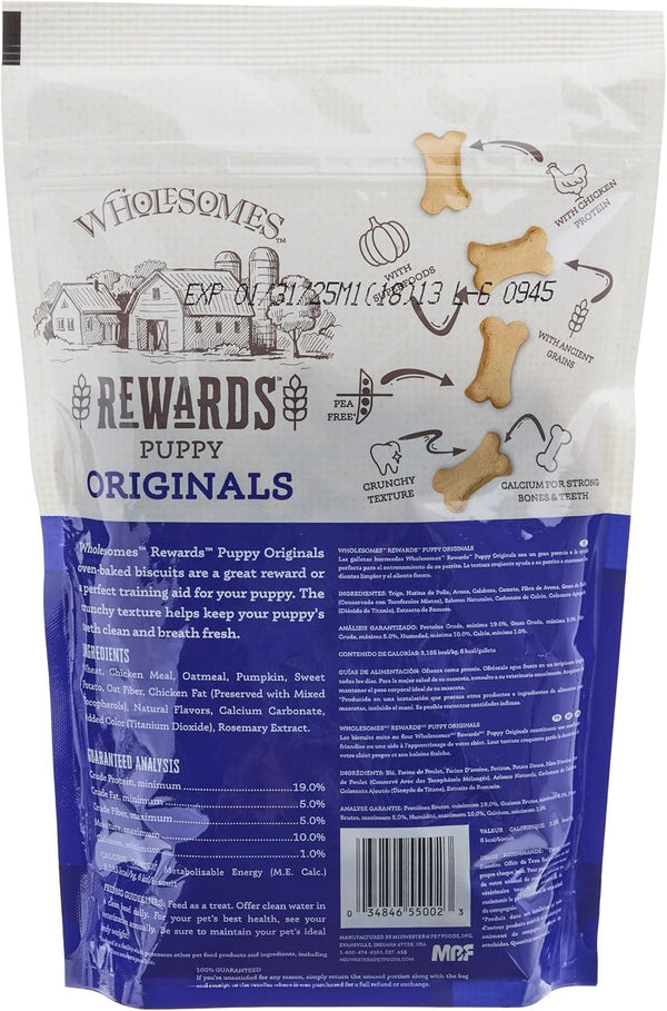 Wholesome Originals Rewards Puppy Oven Baked Treats - 2 lbs.