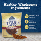 Blue Buffalo True Premium Grillers Chew Natural Jerky Dog Treats - 10 oz.